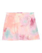 Kid Tie-Dye Pull-On Golf Skort - Pink/Blue, image 1 of 4 slides