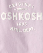 Tout-petit fille - T-shirt &agrave; manches courtes &agrave; imprim&eacute; logo OskKosh - Mauve, image 3 sur 3 diapositives
