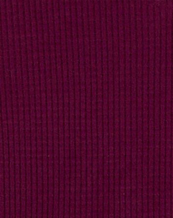 Kid Solid Thermal Long-Sleeve Shirt - Burgundy, 