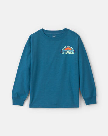 Boys Outdoors Graphic Tee - Blue, 