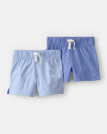 Baby 2-Pack Fashion Shorts - Blue, 