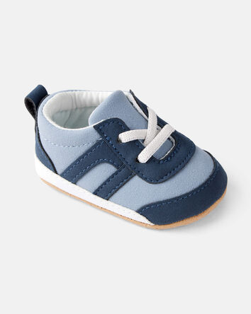 B&eacute;b&eacute; gar&ccedil;on - Baskets d&eacute;contract&eacute;es ray&eacute;es - Bleu, 