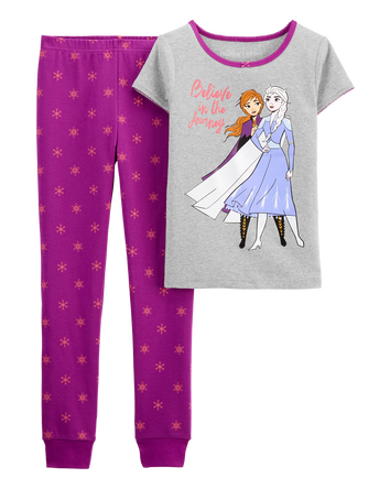 Kid 2-Piece Frozen 100% Snug Fit Cotton Pyjamas, 
