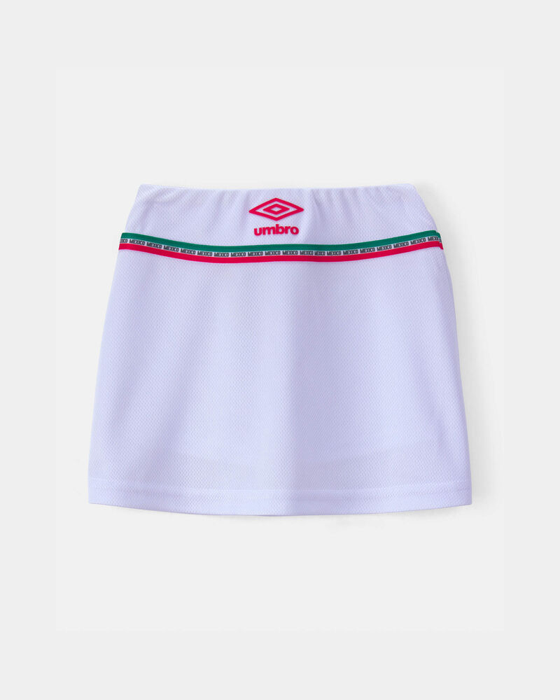 Toddler Girl 2-Piece Umbro Mexico Soccer Jersey & Skort Set - Green/White, image 6 of 9 slides