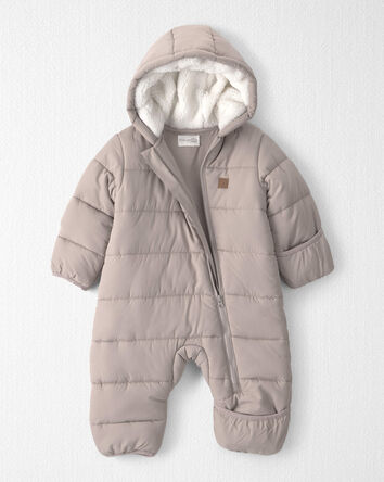 B&eacute;b&eacute; - Combinaison de neige teddy recycl&eacute;e., 