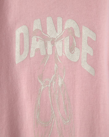 Toddler Girl 'Dance' Long-Sleeve Graphic Tee - Pink, 