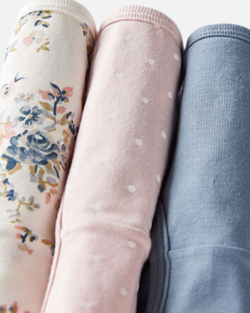 Filles - Emballage de 3 sous-v&ecirc;tements en coton biologique, 