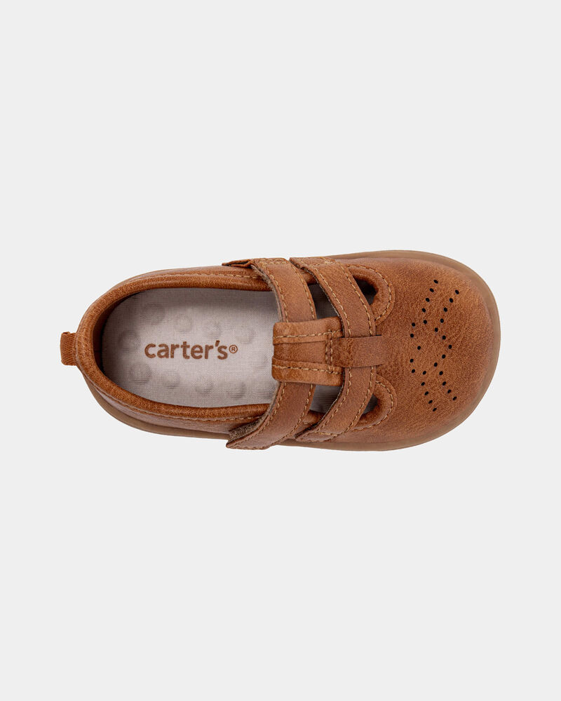 Baby Girl Every Step&reg; First Walker Casual Shoes - Brown, image 4 of 6 slides