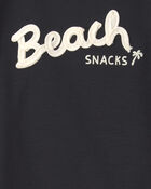 Tout-petit - T-shirt &agrave; imprim&eacute; &laquo;Beach Snacks&raquo; - Noir, image 6 sur 6 diapositives