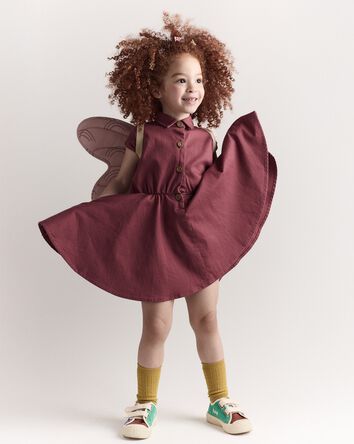 Toddler Girl Avenue Twirl™ Dress - Burgundy, 