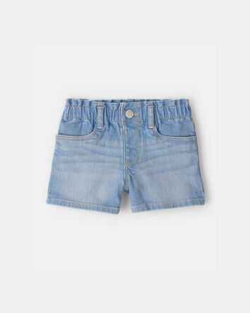 Toddler Girl Denim Shorts - Light Wash, 