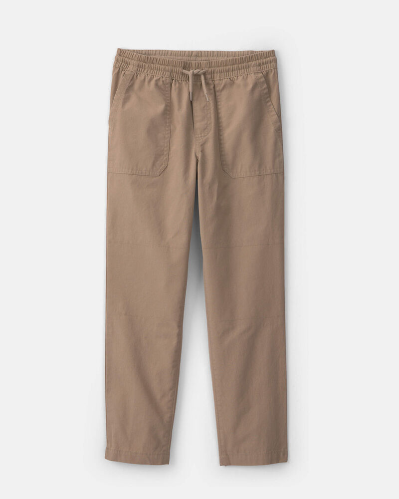 Gar&ccedil;ons - Pantalon &agrave; enfiler en toile - Kaki, image 1 sur 3 diapositives