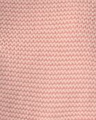 B&eacute;b&eacute; fille - Blouson tricot &agrave; capuchon &agrave; th&egrave;me ourson &ndash; Rose, image 3 sur 3 diapositives