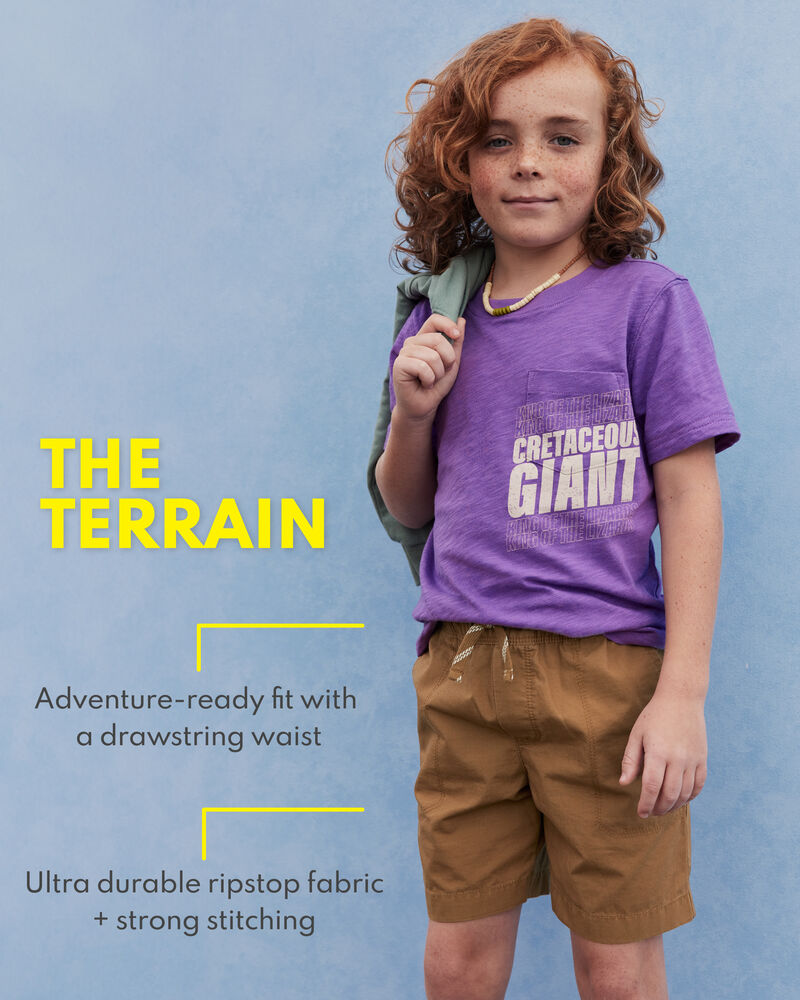 Kid 2-Piece Shark Tee & Pull-On Terrain Shorts Set

, image 7 of 7 slides