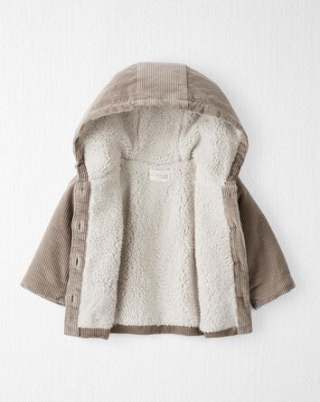 Baby Sherpa Lined Corduroy Jacket Made with Organic Cotton and Recycled Materials , 