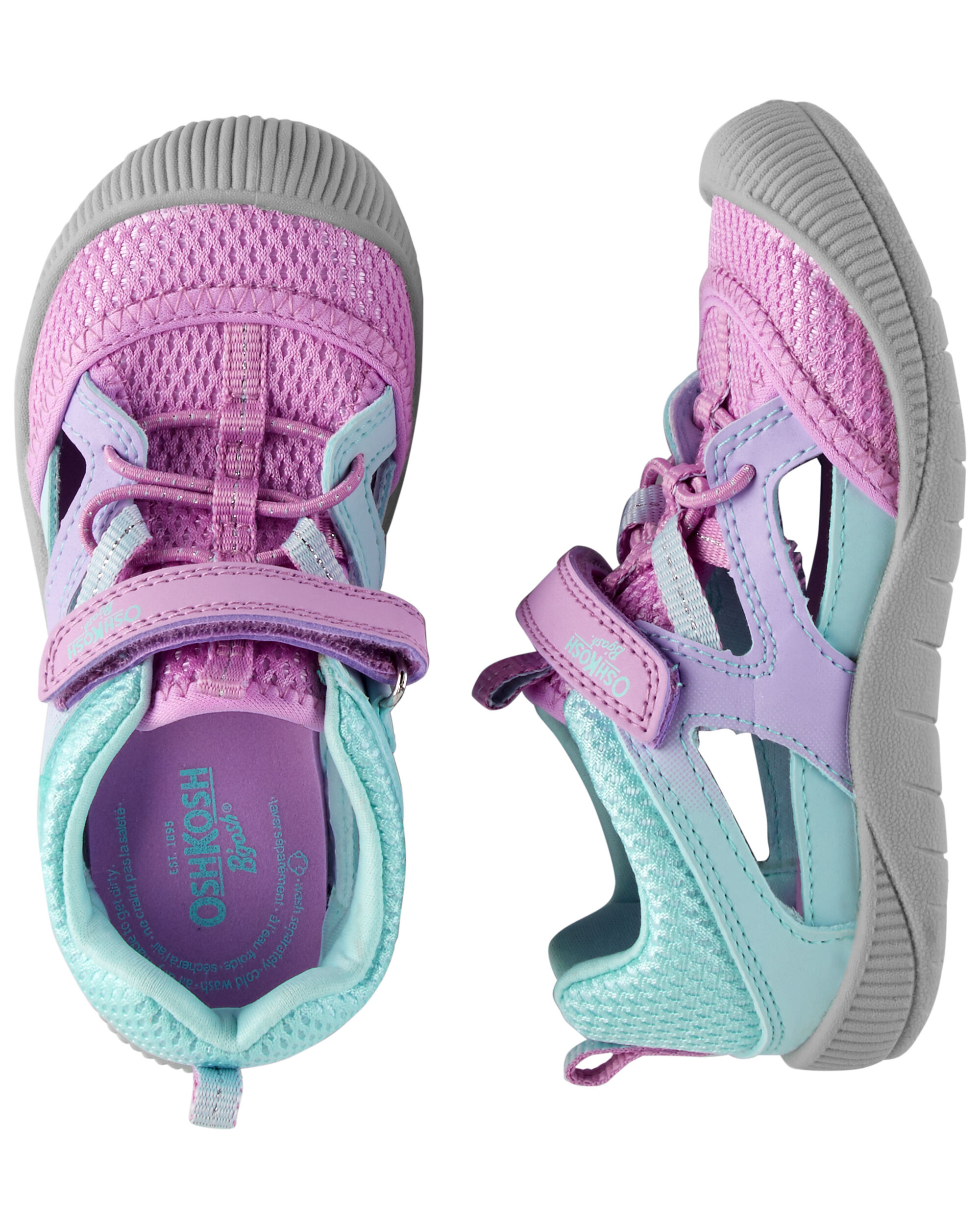 oshkosh turquoise bump toe sandals