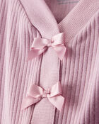 Girls 2-Piece Long-Sleeve Tee & Pant Set - Pink, image 2 of 4 slides