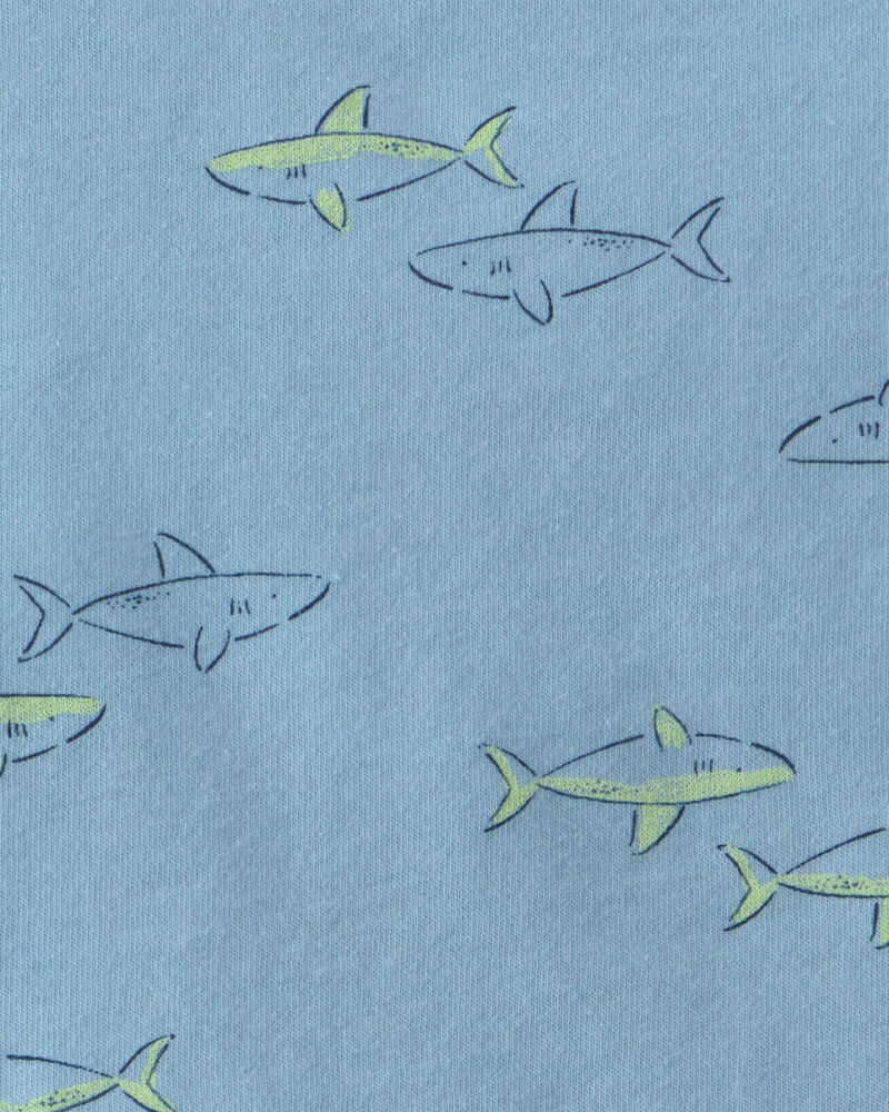 Baby Boy Shark Tank Top - Blue, image 2 of 3 slides