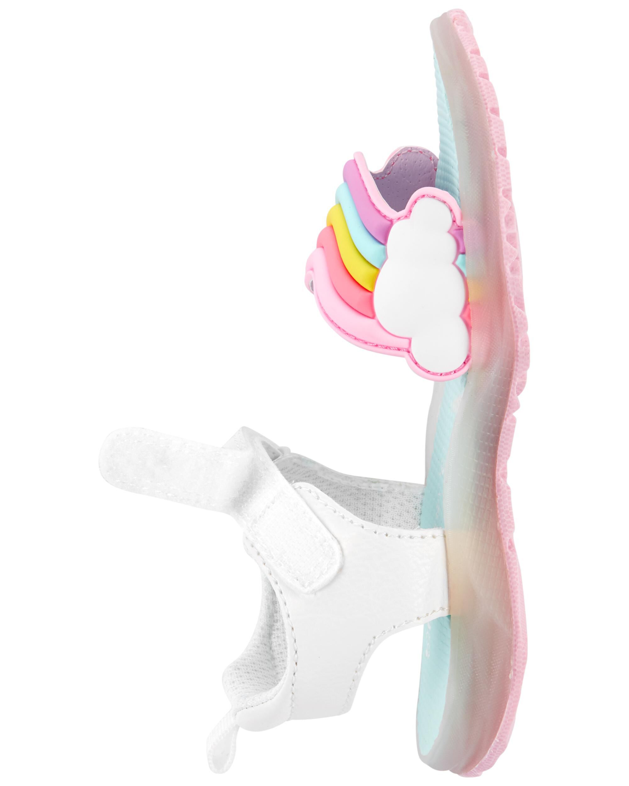 Carter's rainbow light up sandals deals