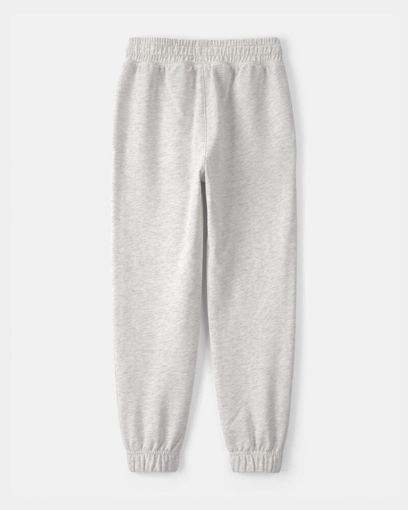 Boys French Terry Joggers - Heather Grey, image 2 of 4 slides