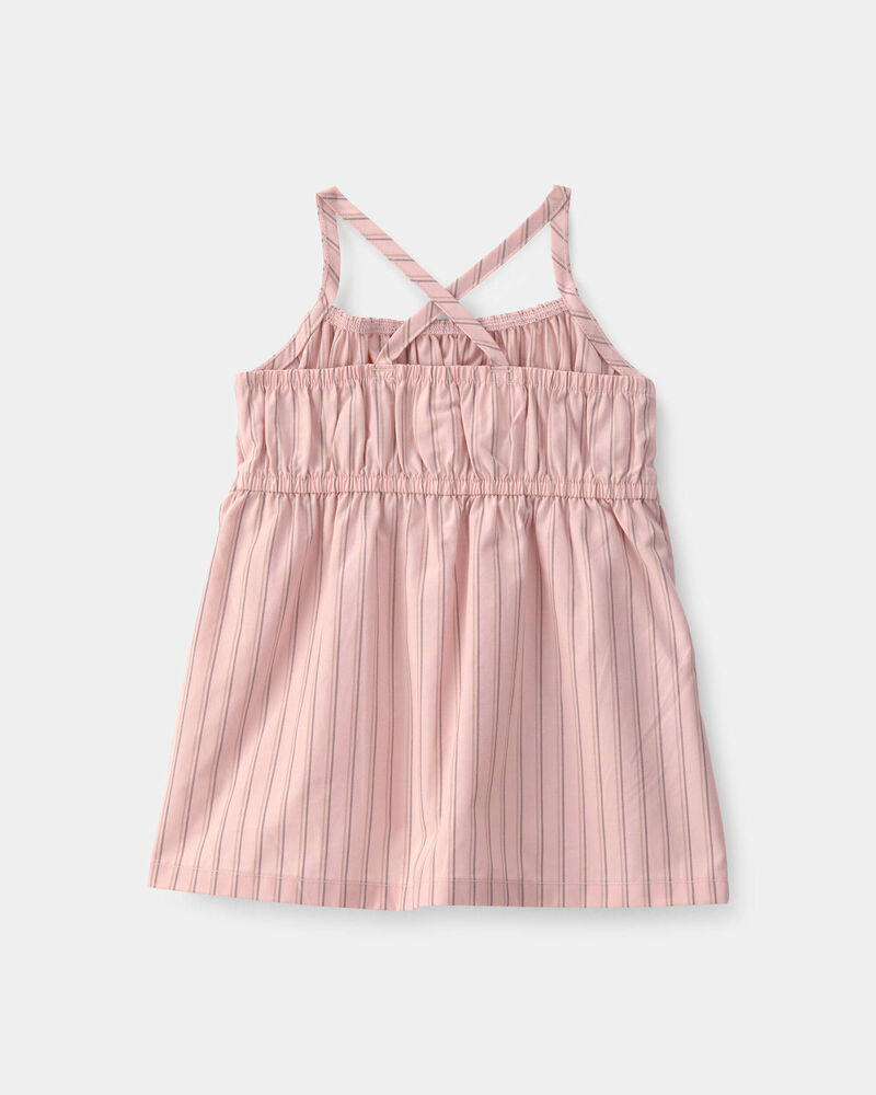 Baby Girl Striped Sleeveless Dress - Pink, image 2 of 4 slides