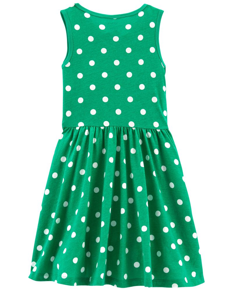 Kid Polka Dot Jersey Dress | Carter's Oshkosh Canada