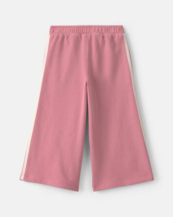 Girls Toddler Girl French Terry Wide-Leg Pants - Pink, 