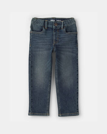 Toddler Neutral Straight Jeans In Authentic Tinted Wash, 