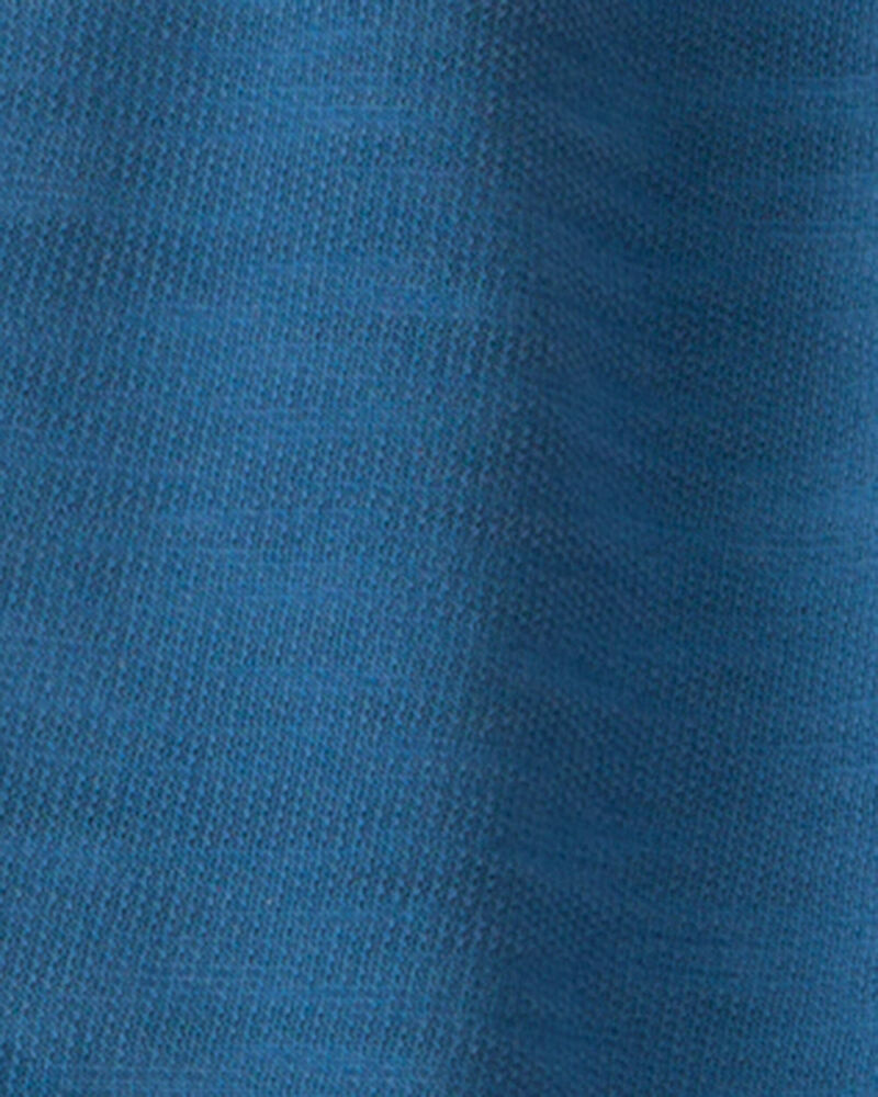 Toddler Boy French Terry  Cargo Knit Joggers - Blue, image 4 of 5 slides