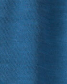 Toddler Boy French Terry  Cargo Knit Joggers - Blue, image 4 of 5 slides