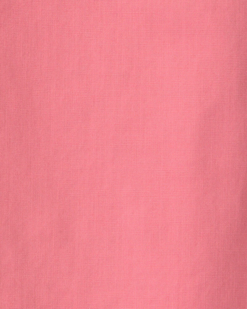 Filles - Ensemble 2 pi&egrave;ces haut et short &agrave; ourlet festonn&eacute; - Rose, image 2 sur 2 diapositives