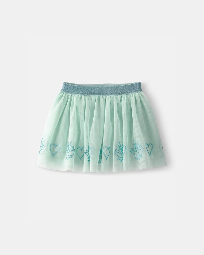 Tout-petit fille - Jupe-short en tulle scintillant Disney&copy; Tiana - Vert, image 1 sur 5 diapositives