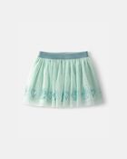 Tout-petit fille - Jupe-short en tulle scintillant Disney&copy; Tiana - Vert, image 1 sur 5 diapositives