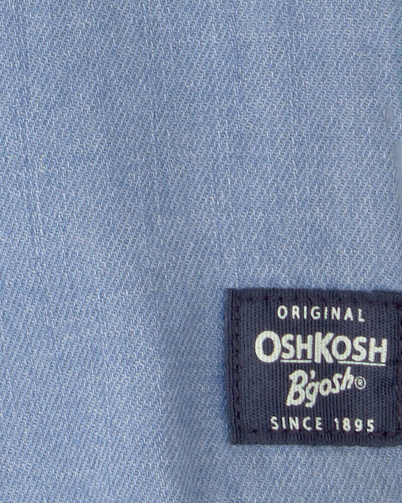 Tout-petit gar&ccedil;on - Chemise boutonn&eacute;e en denim - Bleu, image 3 sur 3 diapositives