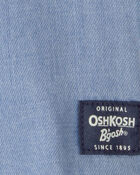 Tout-petit gar&ccedil;on - Chemise boutonn&eacute;e en denim - Bleu, image 3 sur 3 diapositives