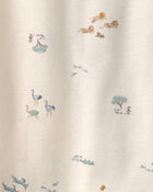B&eacute;b&eacute; gar&ccedil;on - Emballage 2 gigoteuses &agrave; motif safari - Bleu/Ivoire, image 3 sur 3 diapositives