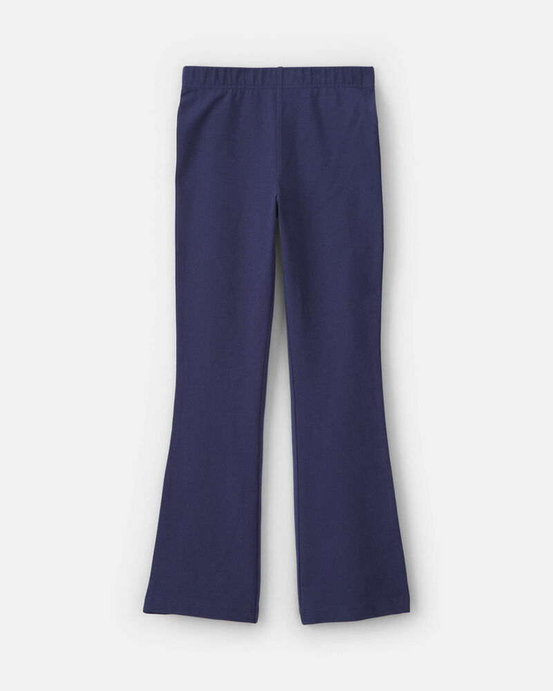 Filles - Legging extensible &agrave; jambe &eacute;vas&eacute;e - Bleu marine Bleu, image 2 sur 3 diapositives