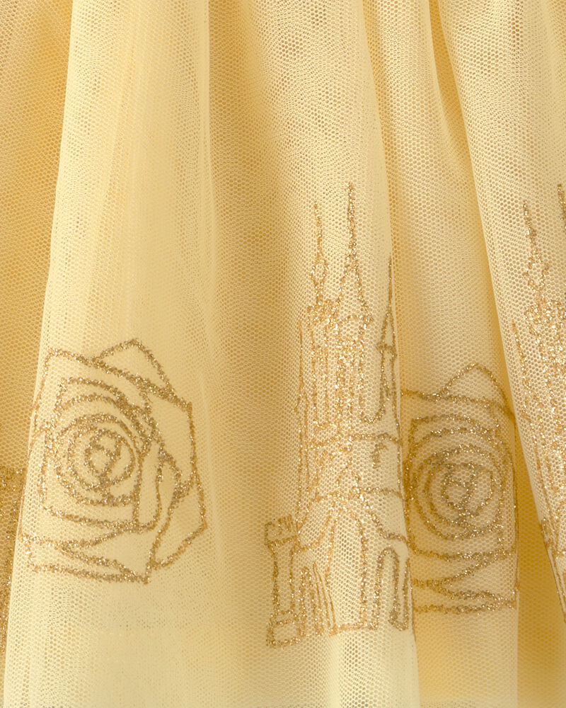 Tout-petit fille - Jupe-short en tulle scintillant Disney&copy; Belle - Jaune, image 4 sur 5 diapositives