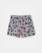 Toddler Boy 2-Piece &copy;Marvel Spider-Man Short-Sleeve Pyjama Set - Blue/Grey, image 3 of 6 slides