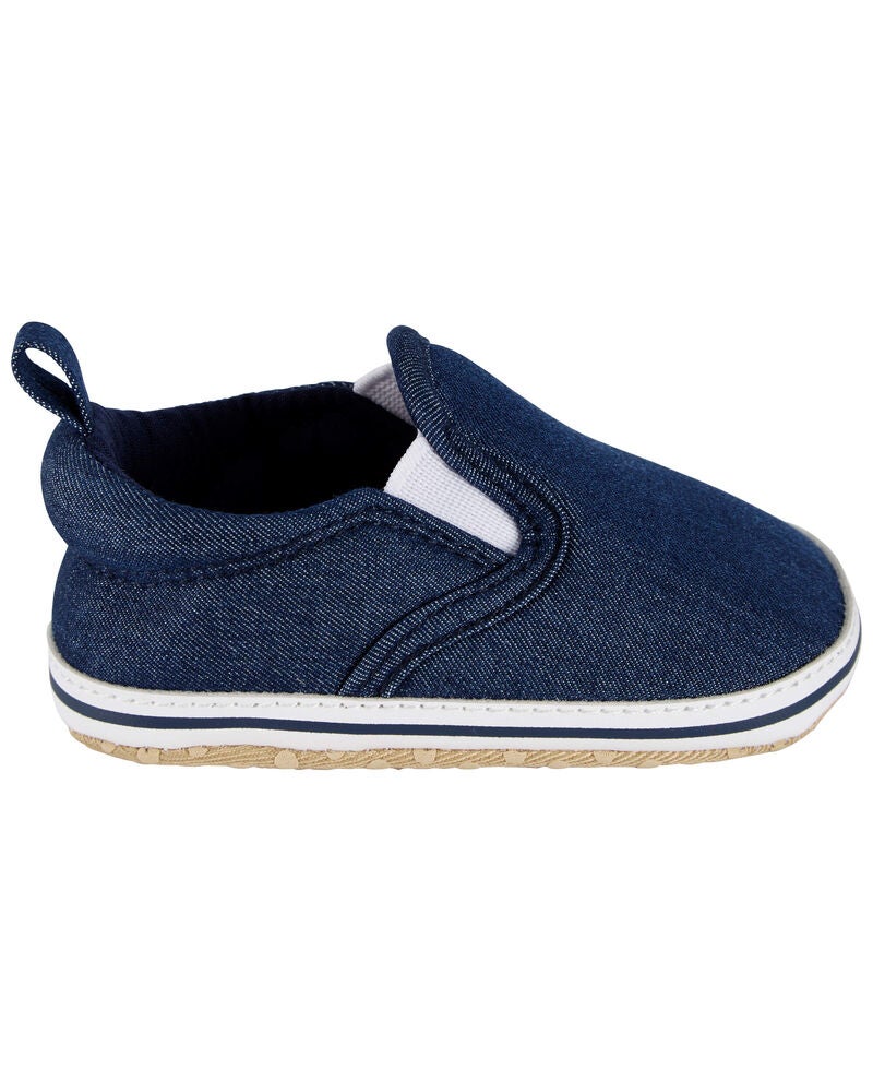 Baby Chambray Slip-On Shoes, image 2 of 7 slides