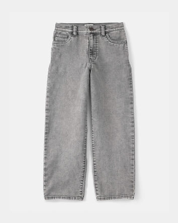 Gar&ccedil;ons - Jean droit en denim - Gris, 