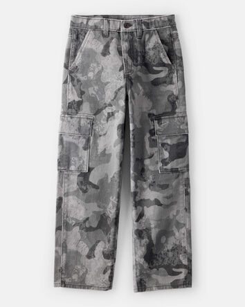Boys Cargo Camo Fashion Pants, 