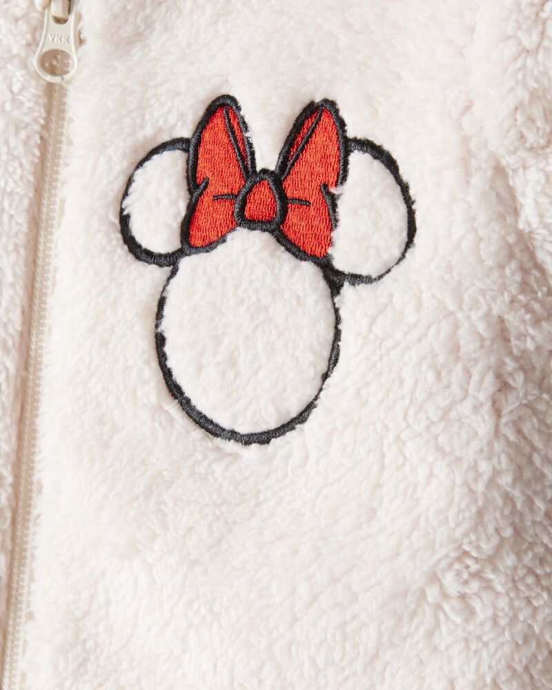 Toddler Girl Disney&copy; Minnie Mouse Hoodie - White, image 2 of 3 slides
