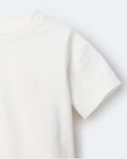 Toddler Neutral Short-Sleeve Relaxed Graphic Tee - Cream, image 6 of 6 slides