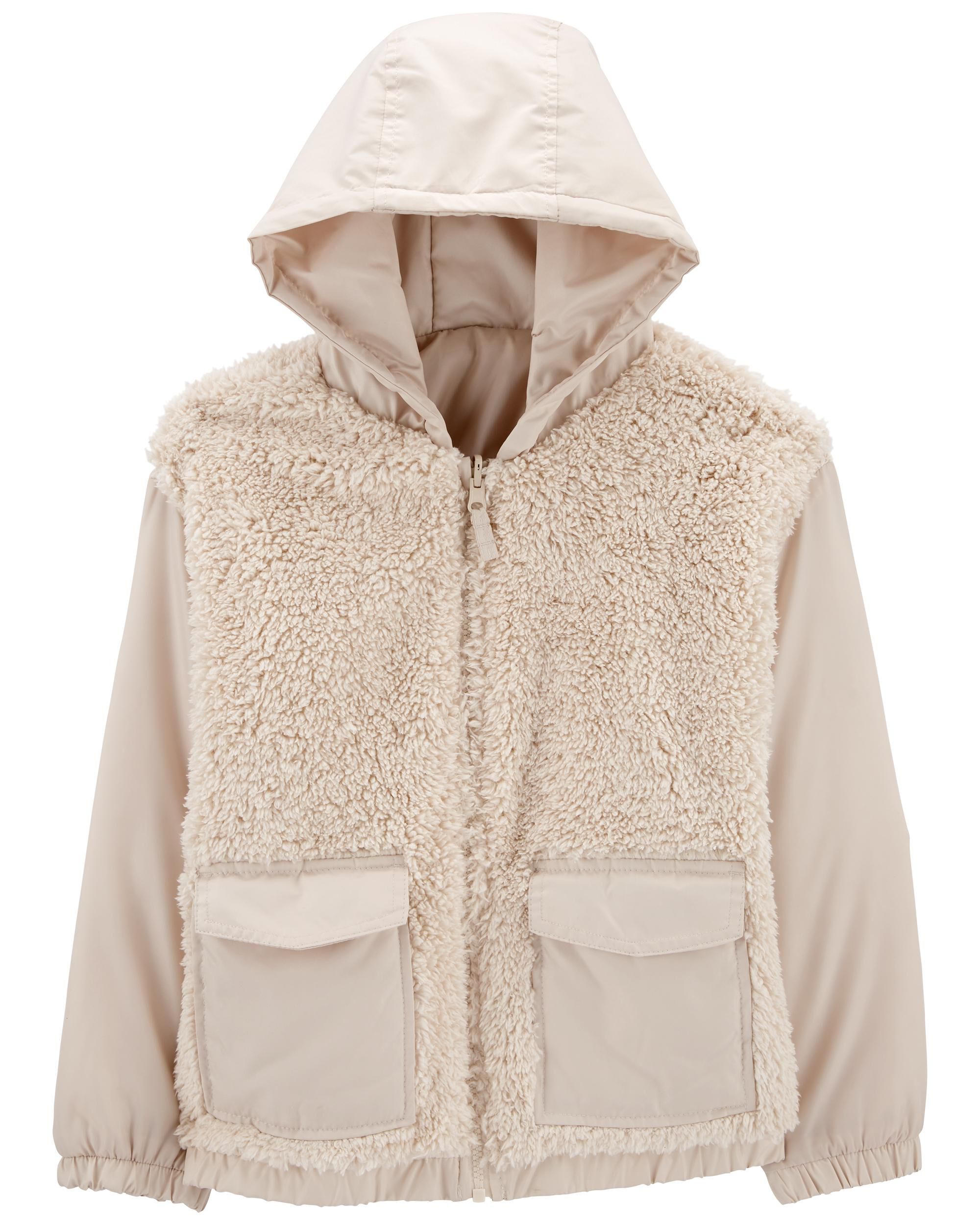 Carter's sherpa hooded jacket sale
