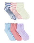 Filles - 6 paires de socquettes, image 1 sur 2 diapositives
