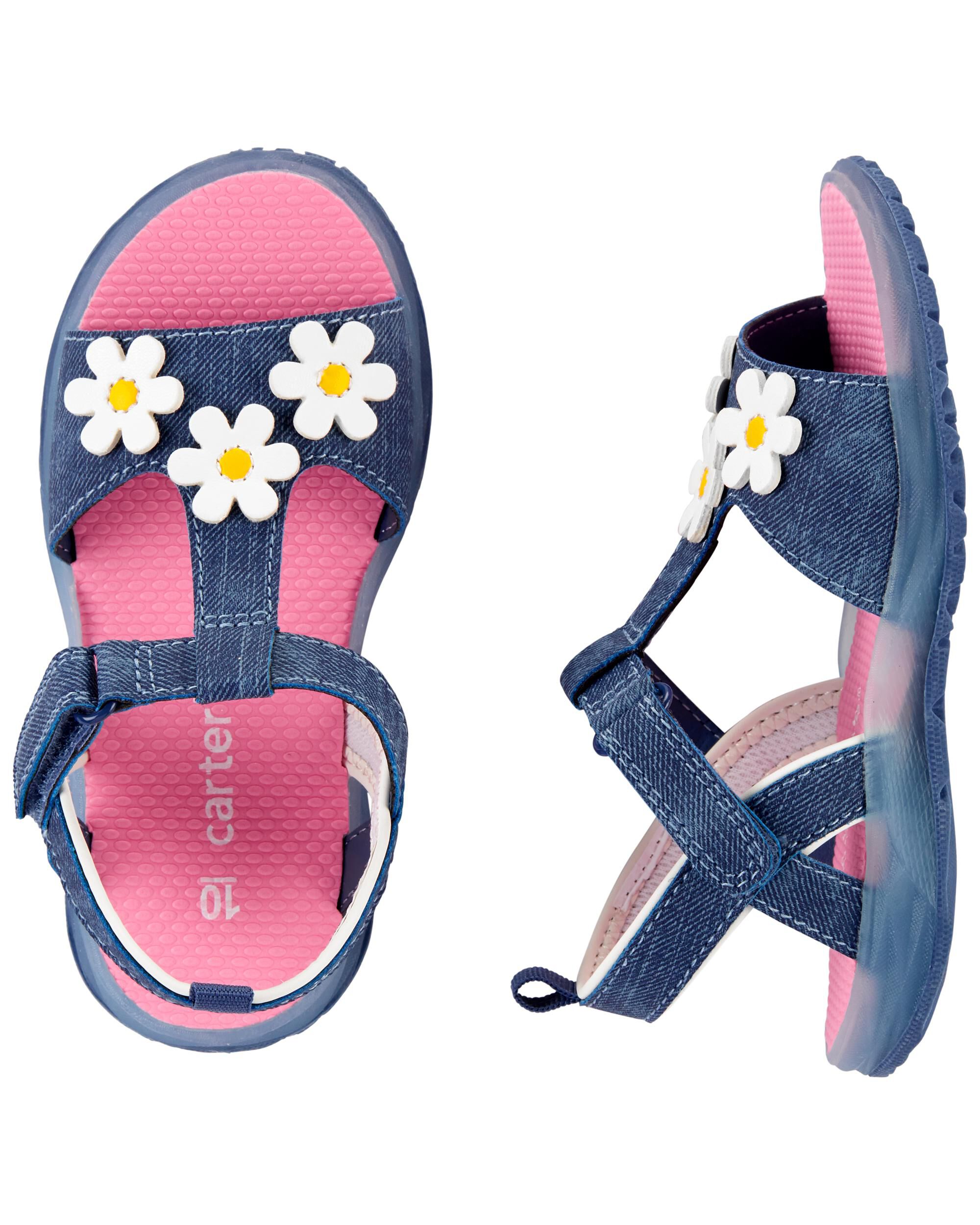 Oshkosh light up sandals 2025
