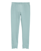 Kid 2-Piece Long-Sleeve Ribbed Top & Leggings Set, image 5 of 6 slides