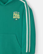 Toddler Boy 'Full Speed' French Terry Hoodie - Green, image 3 of 5 slides