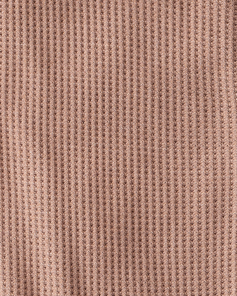 Baby Solid PurelySoft Long-Sleeve 2-Way Zip Sleeper - Brown, image 6 of 8 slides